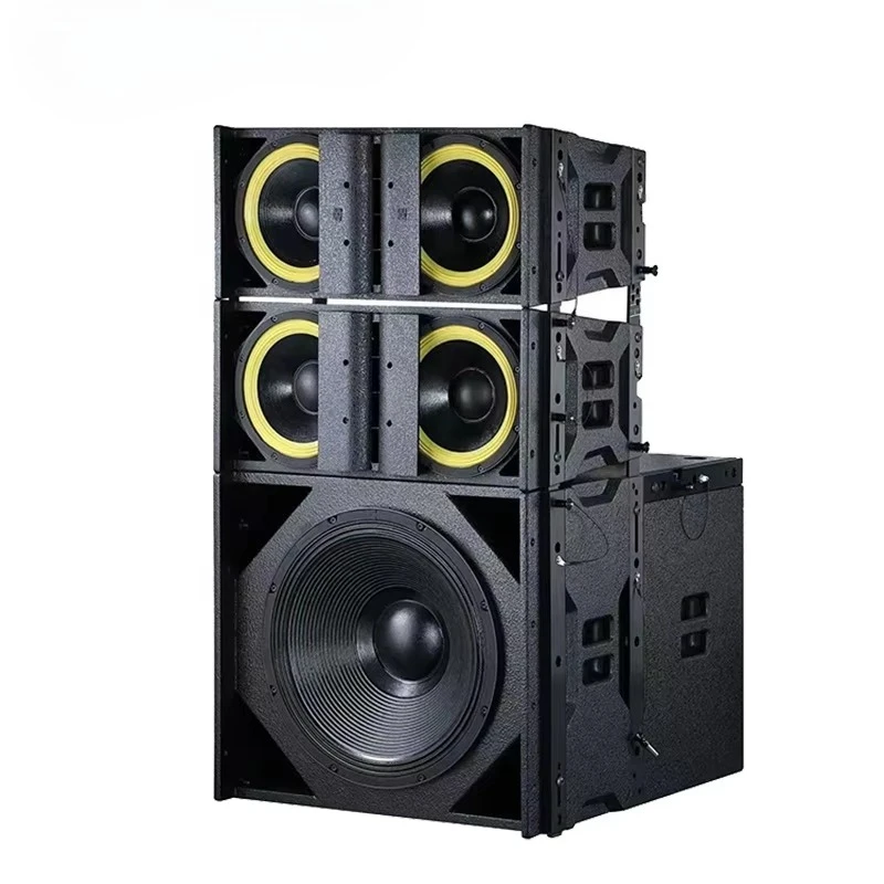 Dual 18 Inch Subwoofer Speaker High Power Passive Line Array Speaker with 100mm VC  for PA Speaker Audio System