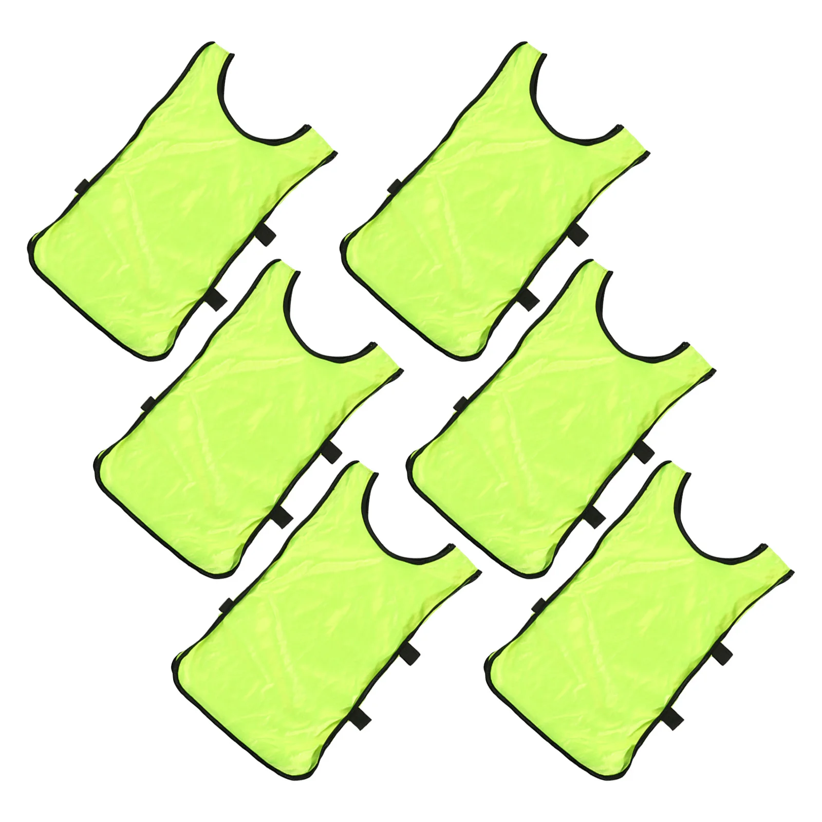6 pezzi gilet da allenamento traspirante calcio pinnies Scrimmage calcio basket pratica attrezzature sportive gioventù