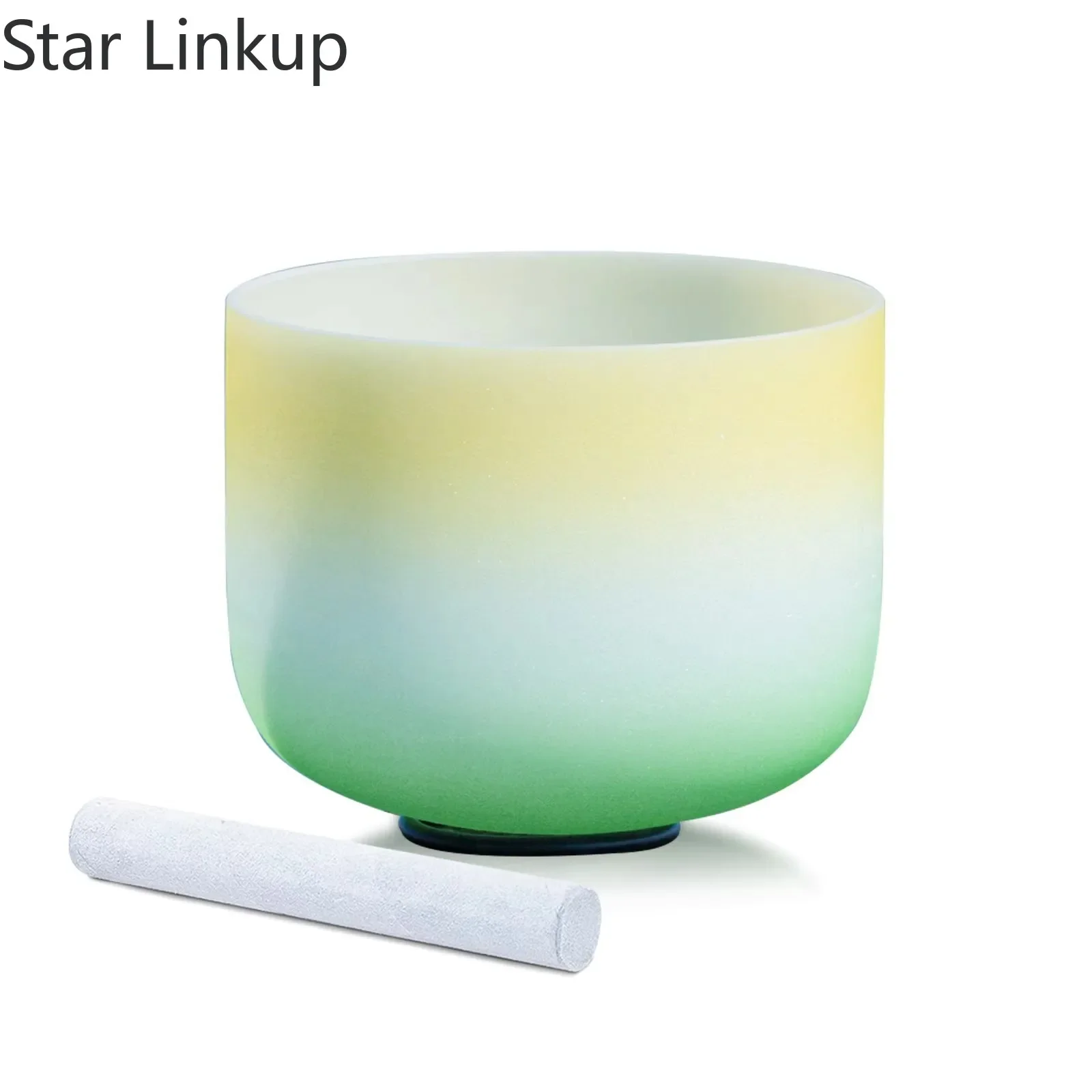 Star Linkup 10inch Lemon Yellow Crystal Singing Bowl 432hz/440hz Yoga Meditation Chakra Sound Bowls Musical Instrument for healing