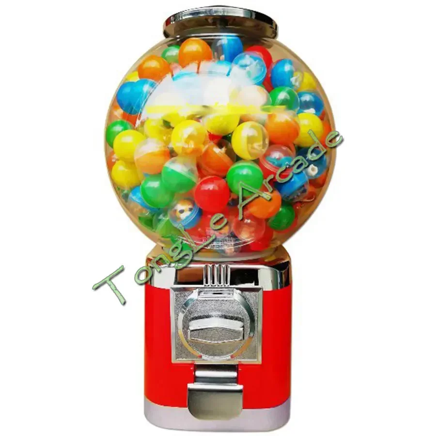 Arcade Coin Operated Slot Machine Base Support Toys Candy Capsule Vending Mini Toy GumBall Machine for Market / Store / Kids