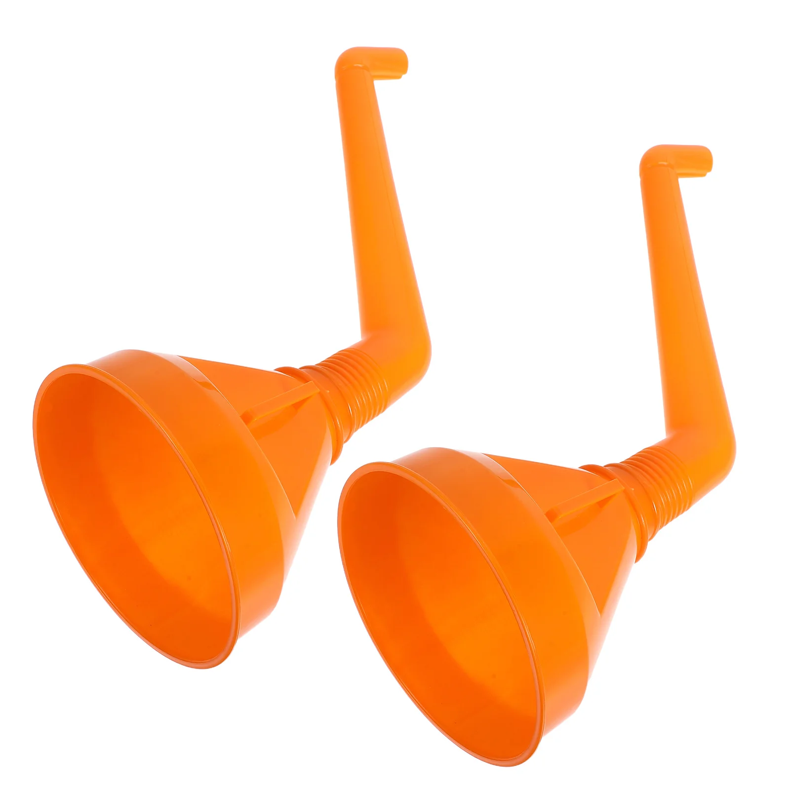 2 قطعة قمع الزيت الثقيلة ABS قمع الوقود لزيت محرك السيارة واسعة الفم نقل السوائل أداة السيارات طويلة