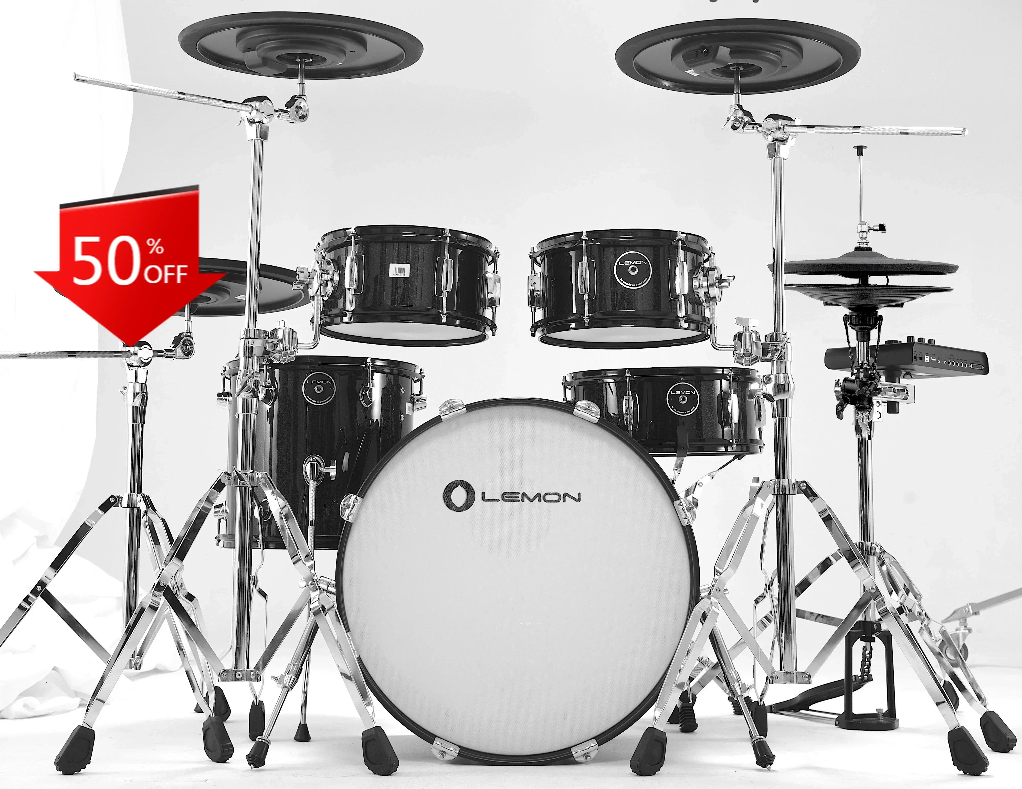 Lemon Drum E Electronic Set T950 Mesh Head 9-piece