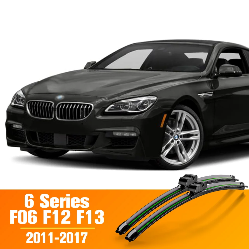 

Wiper Front Wiper Blades For BMW 640i 650i M6 640d F06 F12 F13 2011-2017 2012 2013 Windshield Windscreen Front Window 26"18" LHD