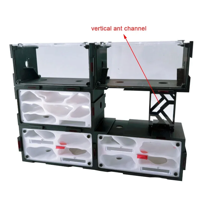 3D Print Ant Farm with Hunting Area and Unlimited Splices for Insect Box or Ant Nest