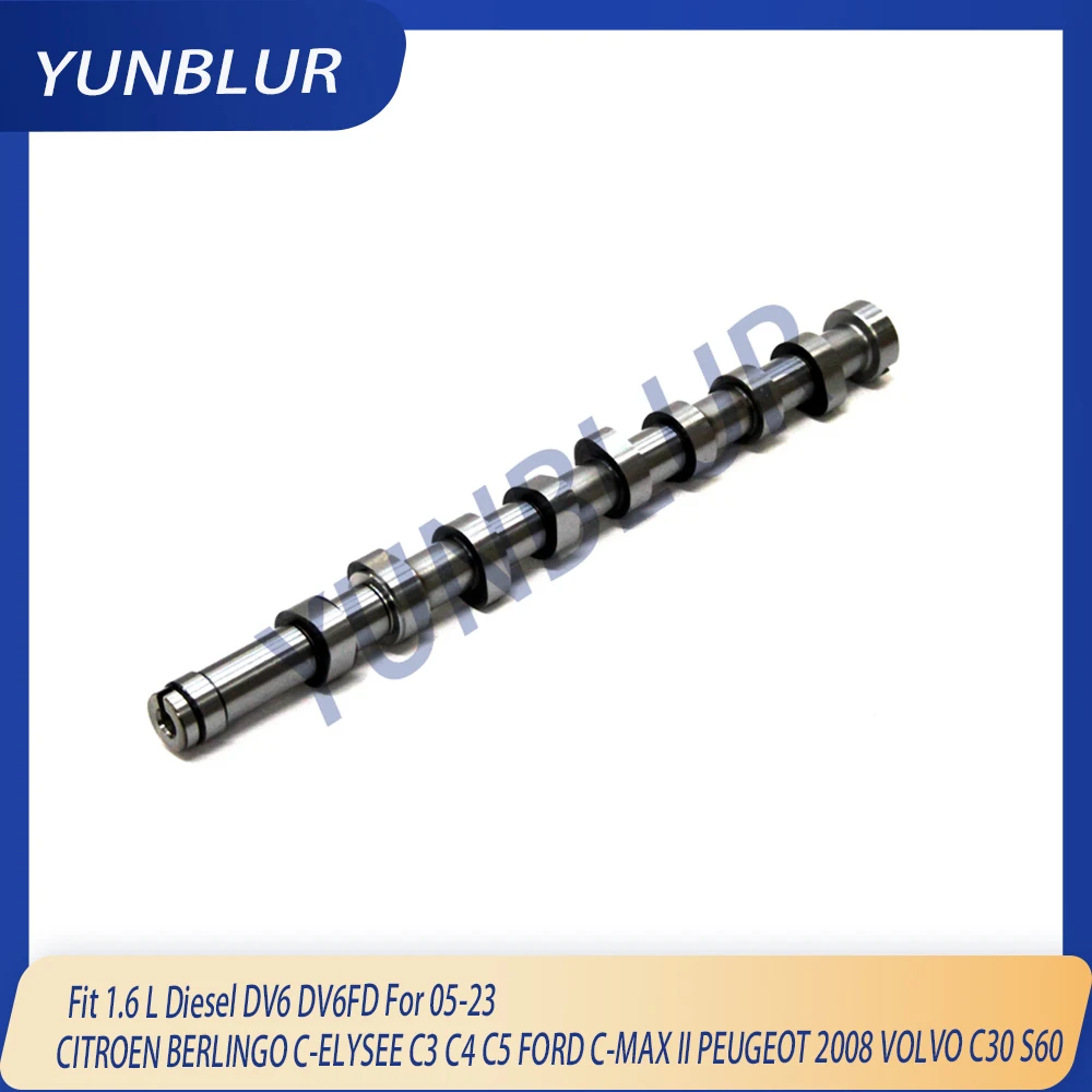 

Engine Camshaft Fit 1.6 L Diesel DV6 DV6FD For 05-23 CITROEN BERLINGO C-ELYSEE C3 C4 C5 FORD C-MAX II PEUGEOT 2008 VOLVO C30 S60