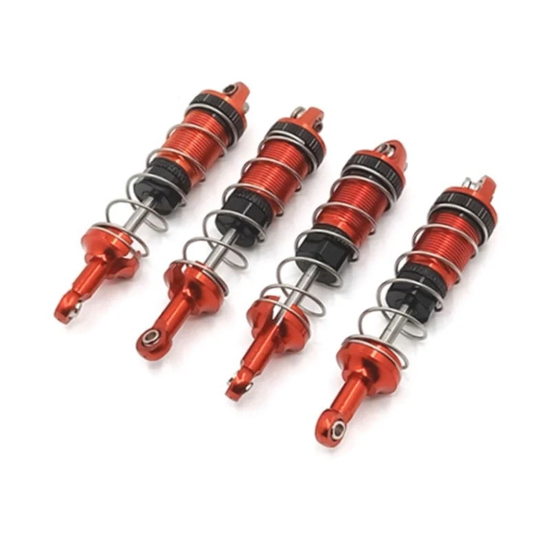 Ammortizzatore dell'ammortizzatore dell'olio del metallo 4Pcs per MN128 MN86 MN86S MN86K MN86KS MN G500 1/12 accessori delle parti di aggiornamento dell'automobile di RC, 2