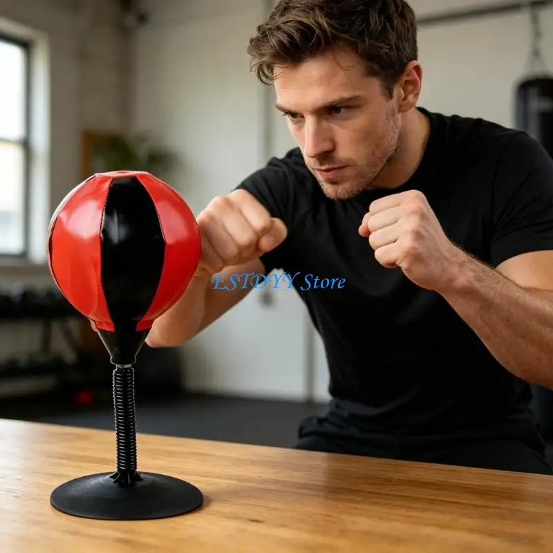 G6DE Space Saving Desk Mounted Boxing Ball For Relaxation And Quick Exercise