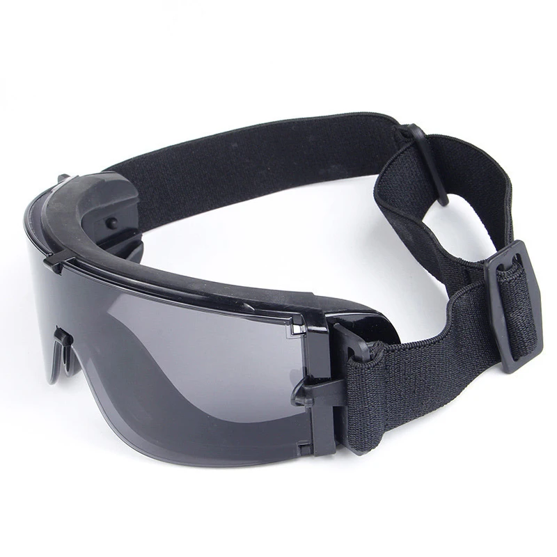 X800 okulary taktyczne wojskowy Sport Airsoft Paintball polowanie ochronne Google 3 zestaw obiektywów okulary przeciwsłoneczne UV na świeżym