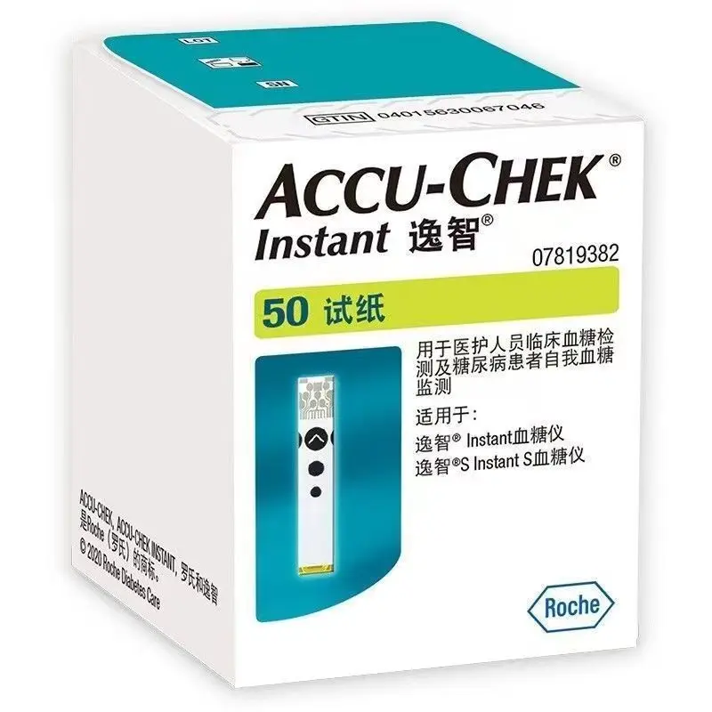 Accu-Chek Chek instantânea s tiras do medidor, 100s, Exp 2025