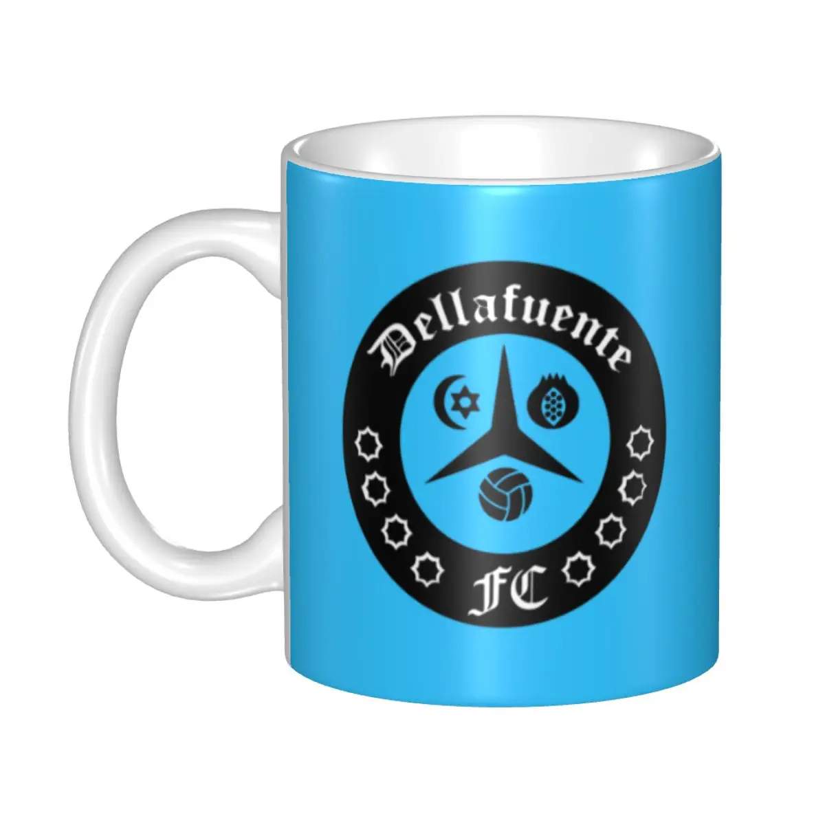 Customized Dellafuente FC Logo Gotico Mug DIY Ceramic Milk Tea Coffee Cup