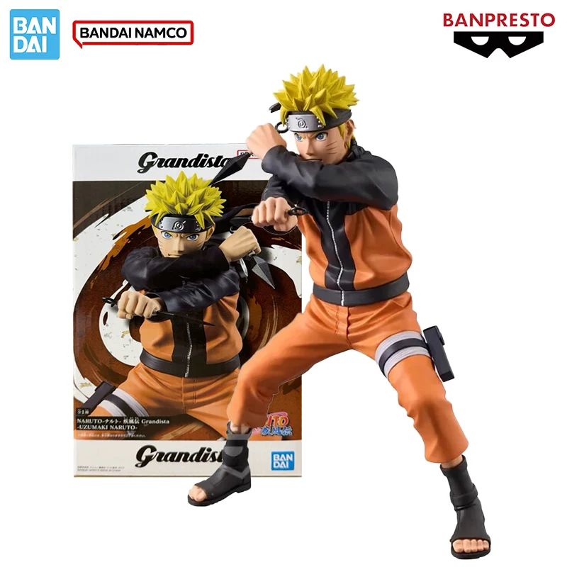

Bandai Genuine Naruto Banpresto Grandista Uzumaki Naruto Anime Figure Toys 22cm PVC Model Collector Doll Toys Boxed Gifts
