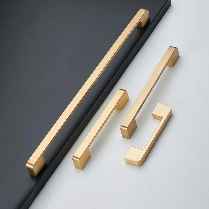 Light Luxury Cabinet Zinc Alloy Hardware Accessories American Black Handle Light Luxury Drawer Wardrobe Door Single Hole Handle