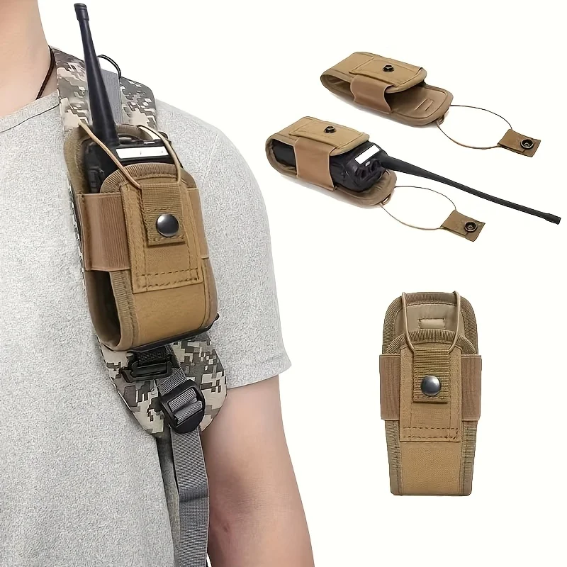Multi-purpose Tactical Utility Bag Portable Protective Pouch For Phone Walkie Talkie Outdoor Camping