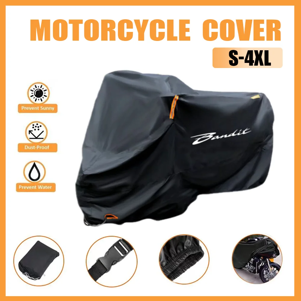 

Protector Cover Weather And Lightning Protection For SUZUKI Bandit 1200 1250 1250S 1250F 250 Motorcycle Cover