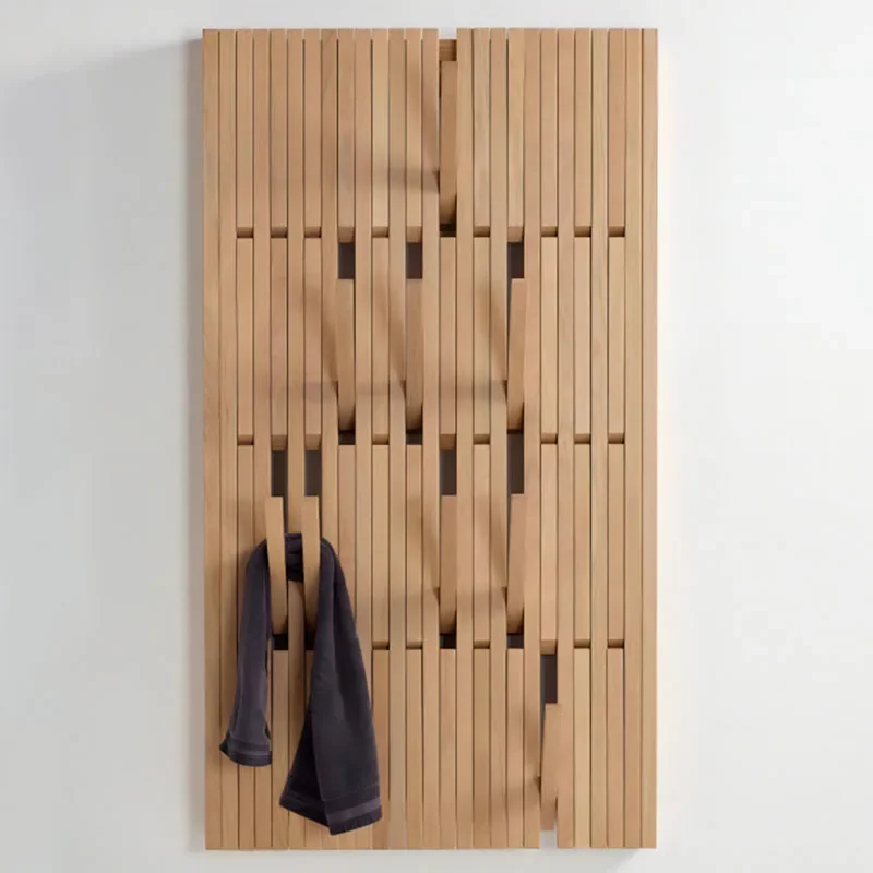 

Wall Mounted Coat Racks Entrance Hall Clothes Organizer Hangers Piano Keys Solid Wood Bag Shawl Clothing Storage Hanger Hooks