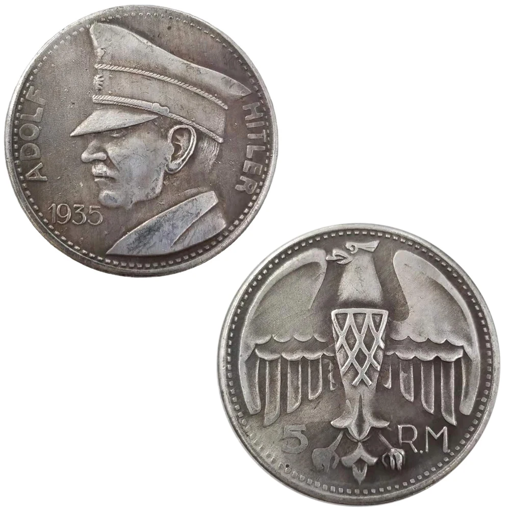 Moneda conmemorativa General de Alemania, diseño de águila, colección de recuerdos, adorno artesanal, moneda de la suerte, medalla de moneda de regalo