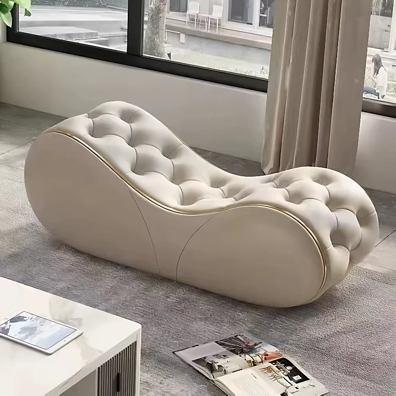 Light luxury hotel clubhouse bedside bedroom sofa stool spring stool shoe change multi-functional bedside change