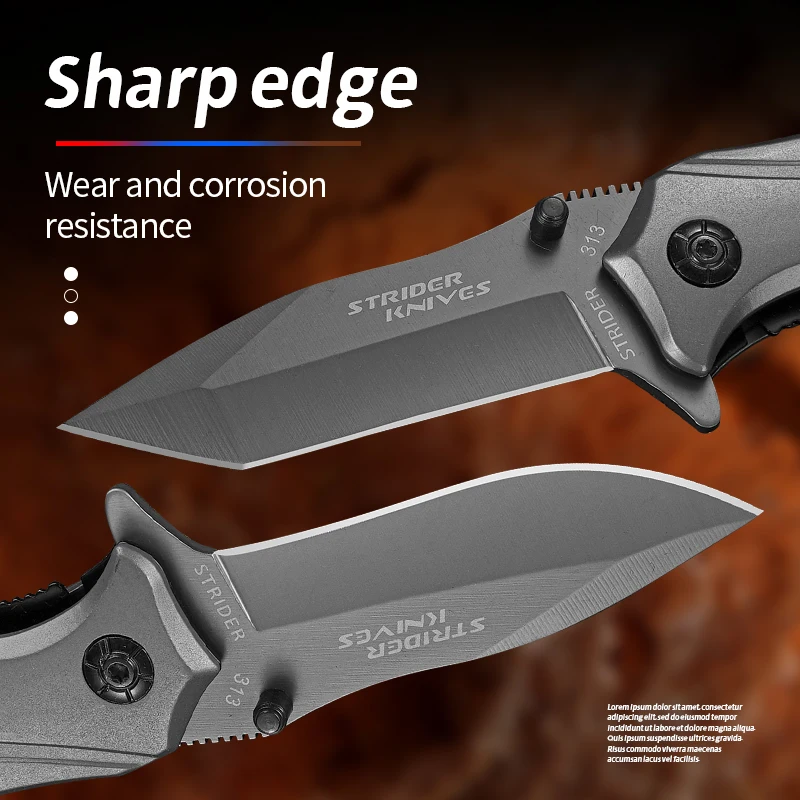 1pc Sharp Fruit Knife, EDC Military Tactical Knife, Self-Defense, Outdoor Multi-purpose Survival Knife and Cutting Knife