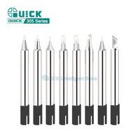 305 Lead Free Soldering Tip for QUICK 303D Welding Station Original Soldering Iron Head I/B/horseshoe/D/knife/SK Weld Head Tip