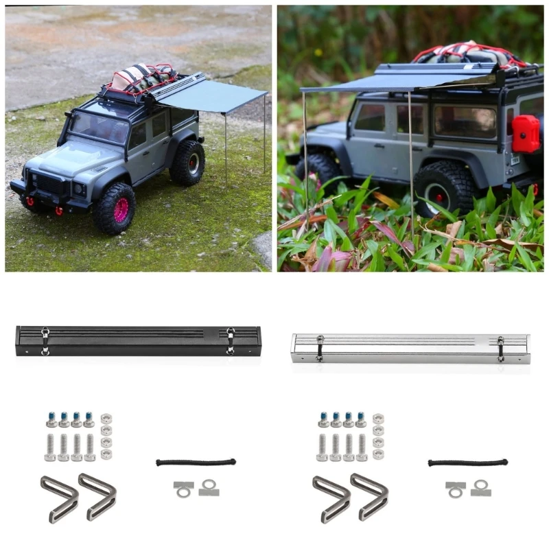 

Metal Roof Tent For 1/18 Scale Remote Control Model Car Enhances Realism And Durability With Waterproof Coating