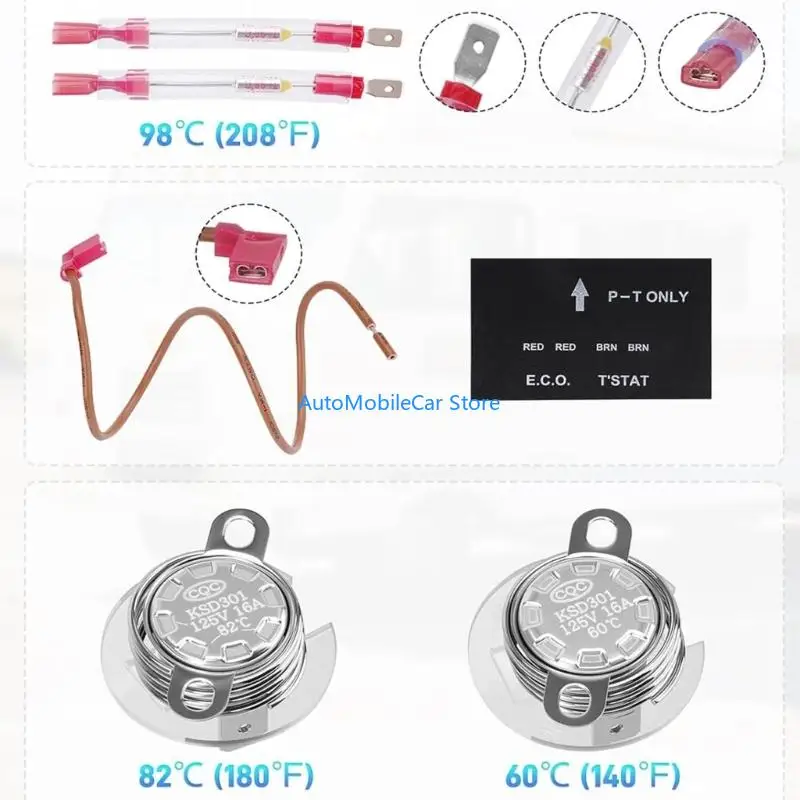 G8TE Easy Install Motorhome Water Heater Component With Enhancing Durability 91365