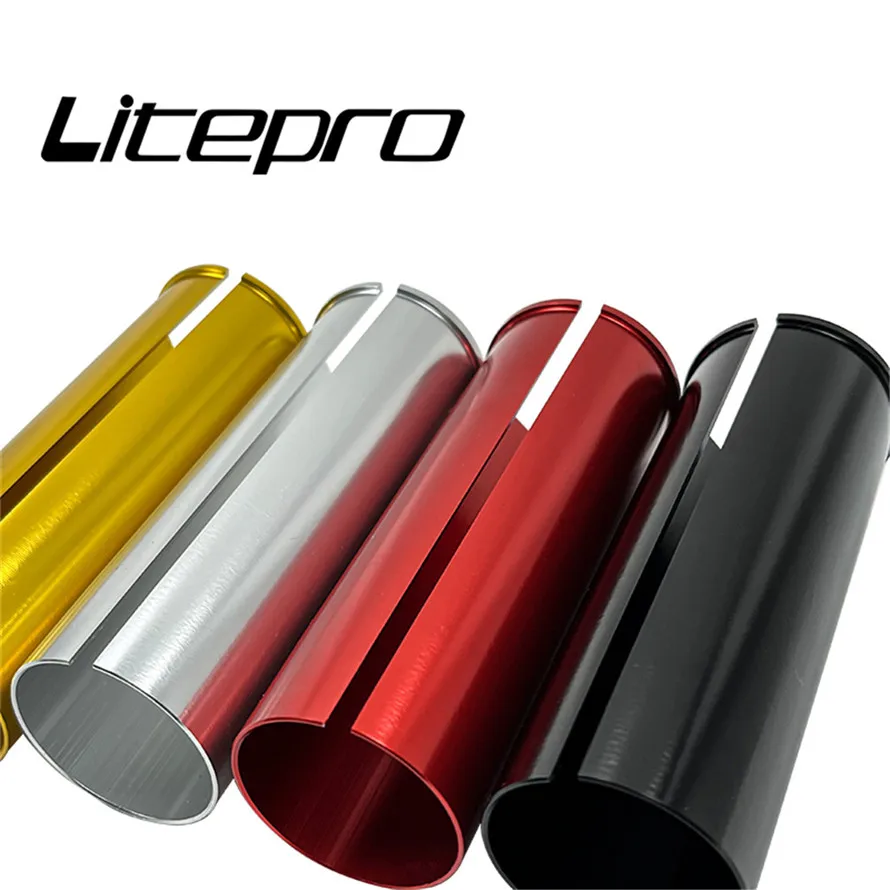 Litepro Bike 33.9mm Seatpost Protector Cover Folding Bicycle Aluminum Alloy Seat Tube Protective Sleeve Shim Bushing