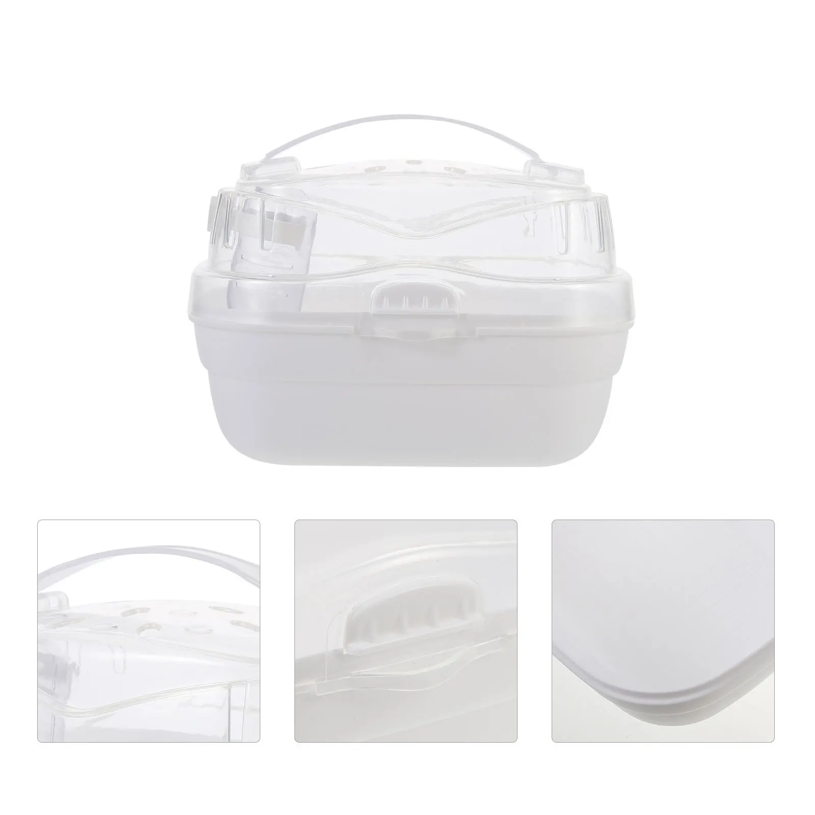

Portable Hamster Cage Lightweight Travel Case For Small Pets Hamster Carrier Outdoor Adventure Compact Pet