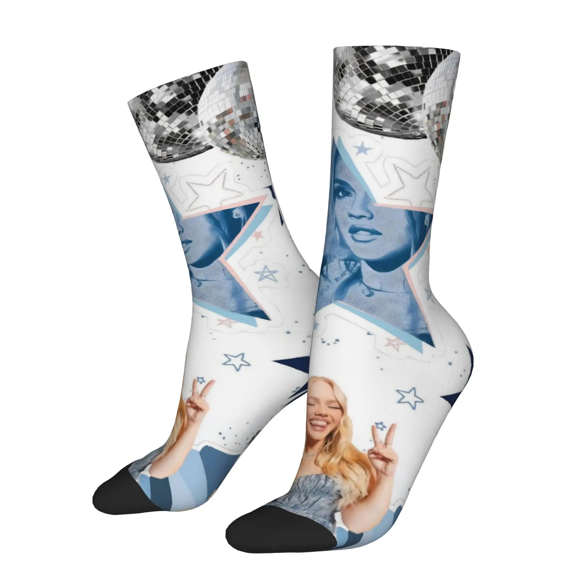 Happy Funny Male Men Socks Hip Hop Freya Skye Singer Sock Polyester  Sport Women's Sock Spring Summer Autumn Winter