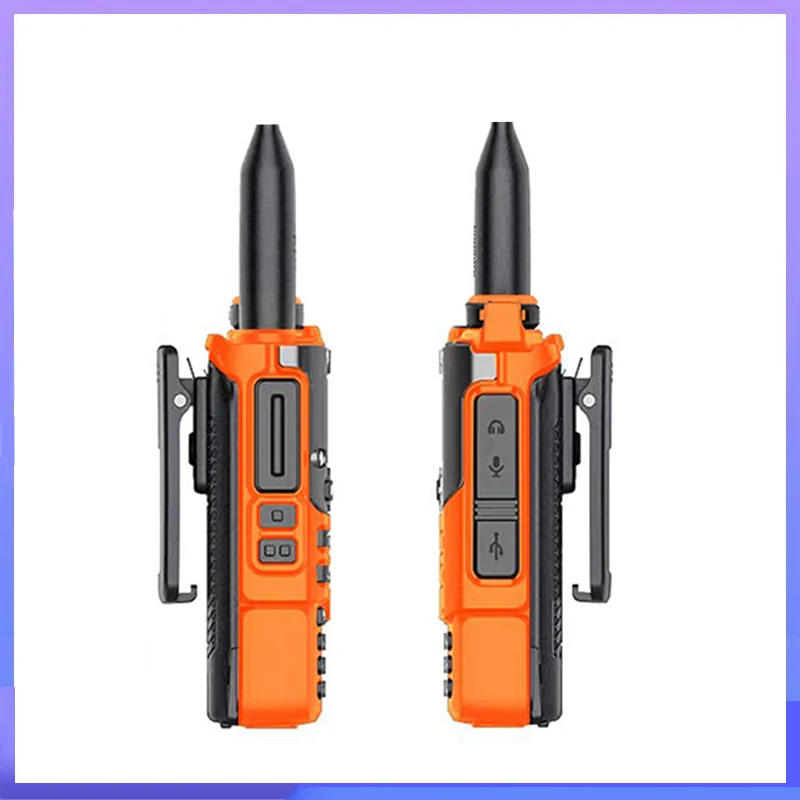 UV K6 Quansheng Walkie Talkie 5W Orange Air Band USB Type-C UHF VHF DTMF Wireless Frequency NOAA UV-K58 AM FM Ham Two Way Radio