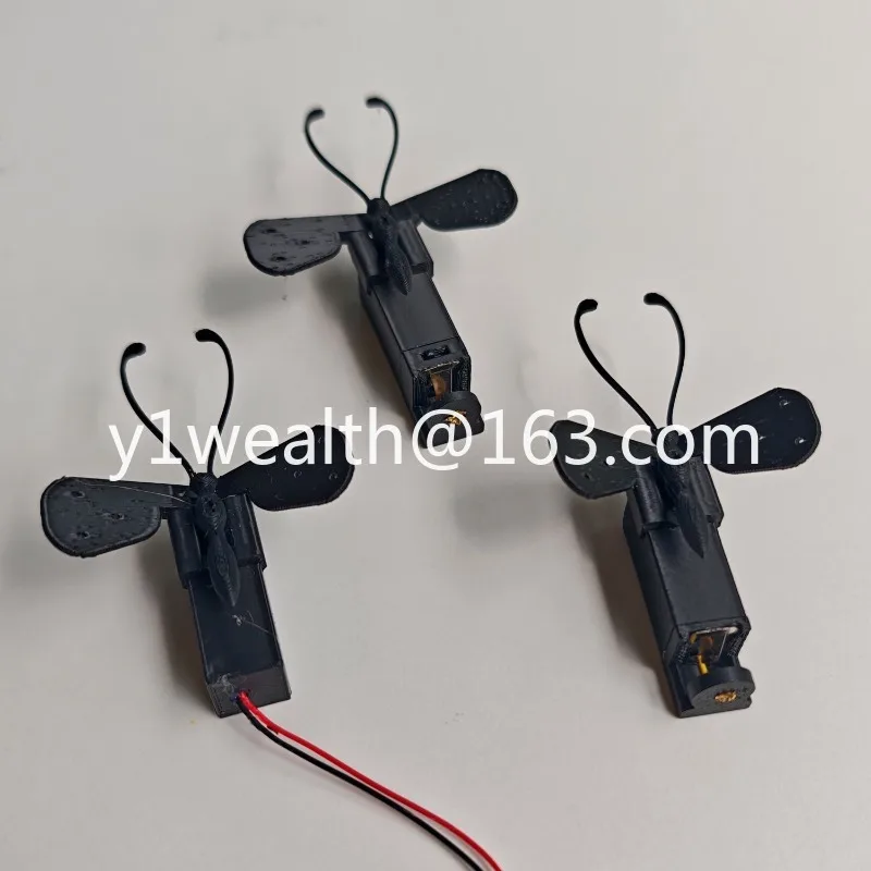 Electric butterfly automatic opening and closing device, wing fanning device, DIY jewelry for butterfly specimens that move
