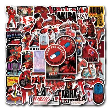 10/50PCS Akira Sticker Cartoon Graffiti Decoratie Telefoon Helm Gitaar Laptop Plakboek Skateboard Kast Waterdichte Sticker Speelgoed