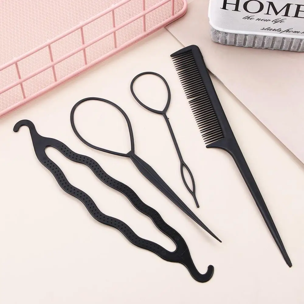 

Инструмент для изготовления булочек, аксессуары для волос, поворотный валик для волос, набор для плетения волос, инструменты для плетения волос, диспенсер для волос, выдвижная игла для волос