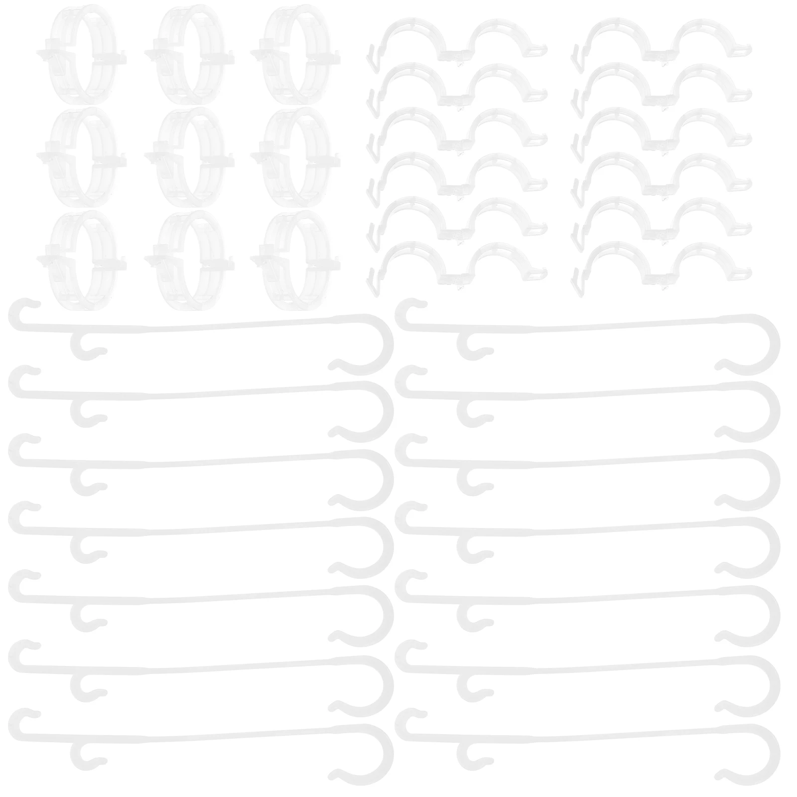 

Fruit Hooks Plant Clips for Greenhouse Garden Support Plastic Hanging Hooks Tomato Stem Clamps Reusable Lightweight Grafting