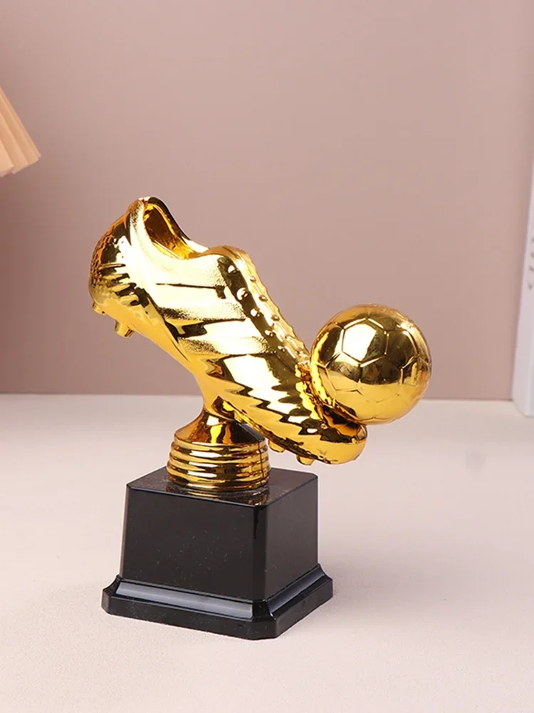 

Football Golden Shoe Trophy – European Best Shooter Boot Souvenir, Collectible Fan Gift & Decor Craft