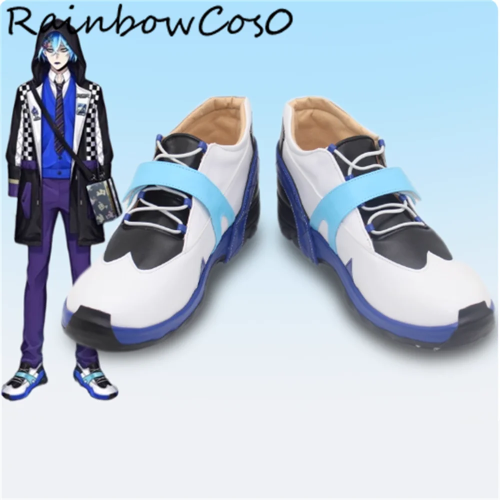 

Idia Shroud Twisted-Wonderland Cosplay Shoes Boots Game Anime Party Halloween RainbowCos0 W5423