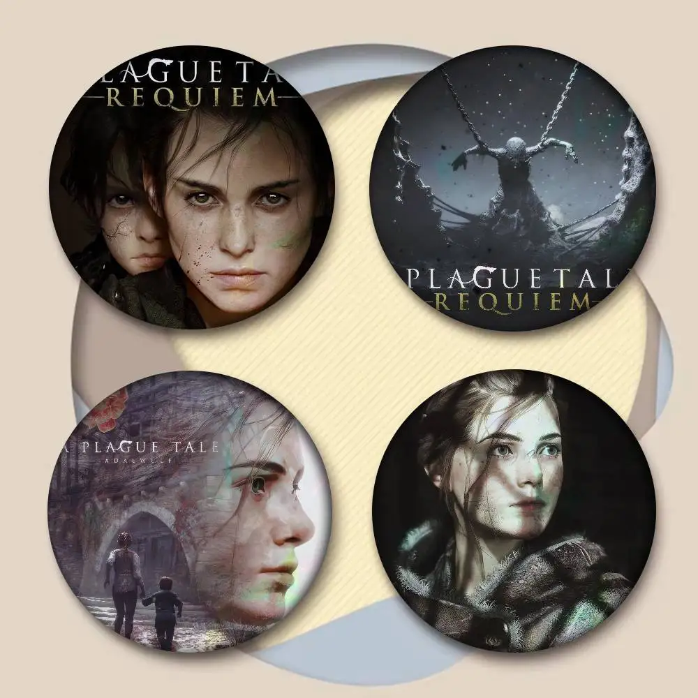 Game A P-Plague Tale Requiem    Soft Button Pin Funny Silly Gnarpy On A Skateboard Meme Badge Gamer Collection Gifts
