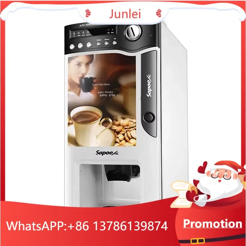 Best-selling Instant Coin Operated Coffee Vending Machine for Office Building Commercial Use