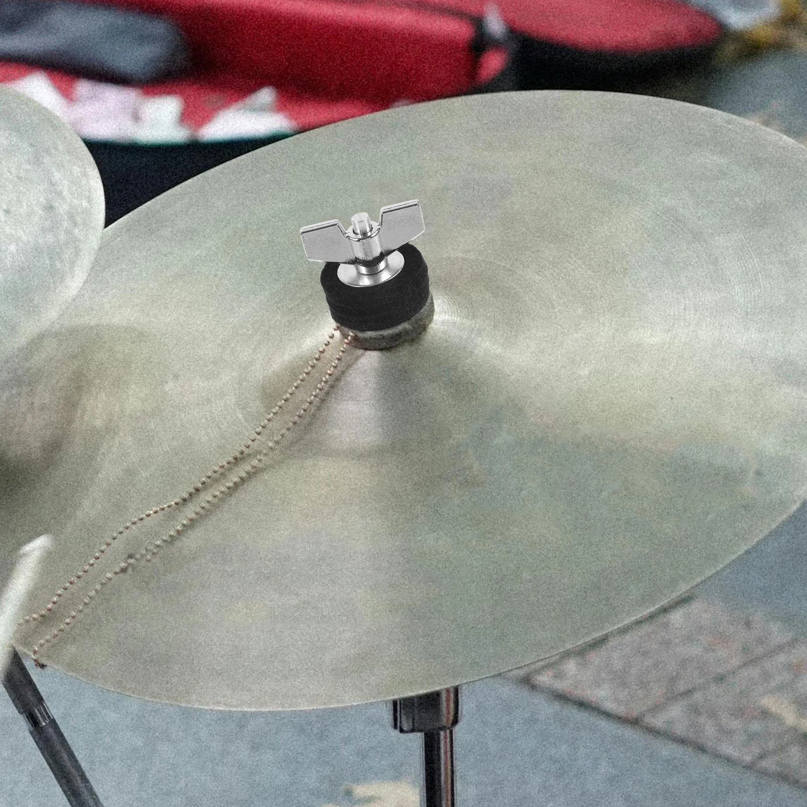 

Cymbal Stacker Mount Bracket Boom Arm Drum Hardware Extension Clamp Accessory for Double Layer Hi Hat Alloy Felt Durable