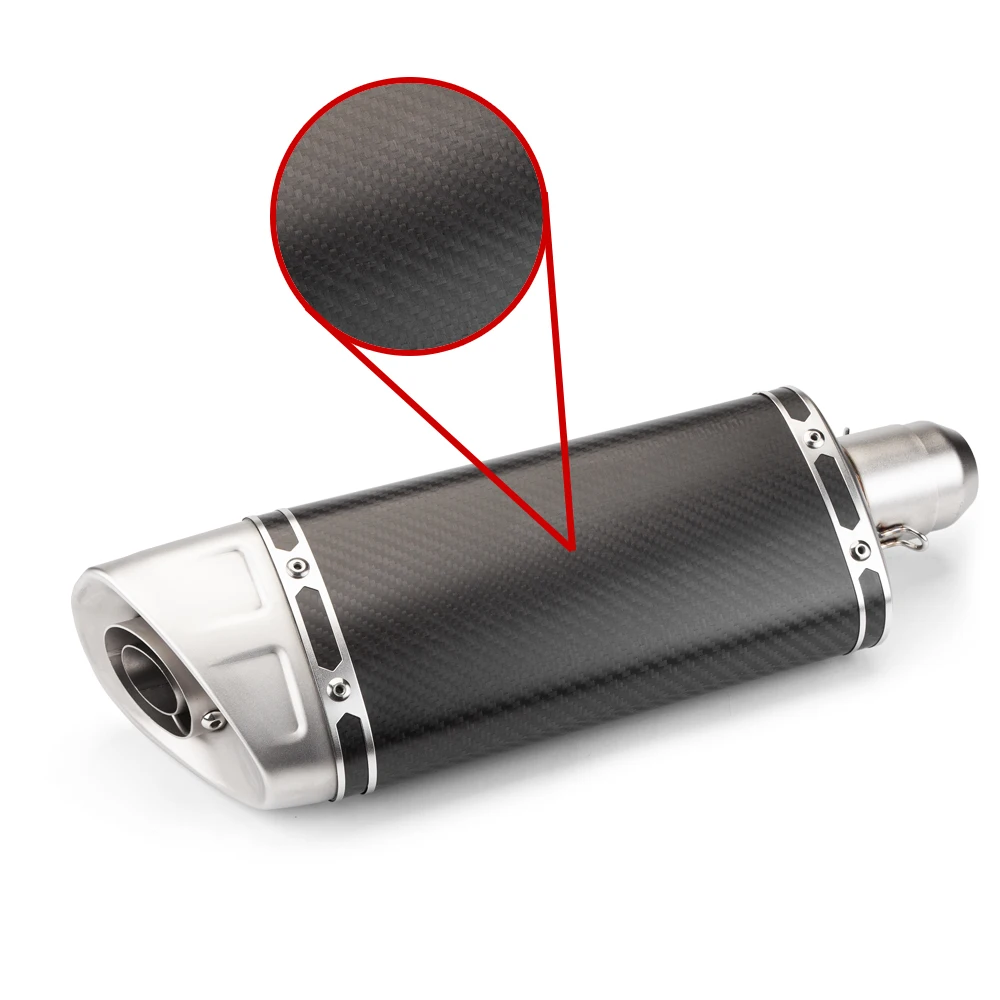 

51mm Motorcycle Exhaust Muffler With DB killer for mt09 mt07 z1000 S1000RR ZX4R R1 z900 R3 R6 gsxr750 M11 Universal Silencer