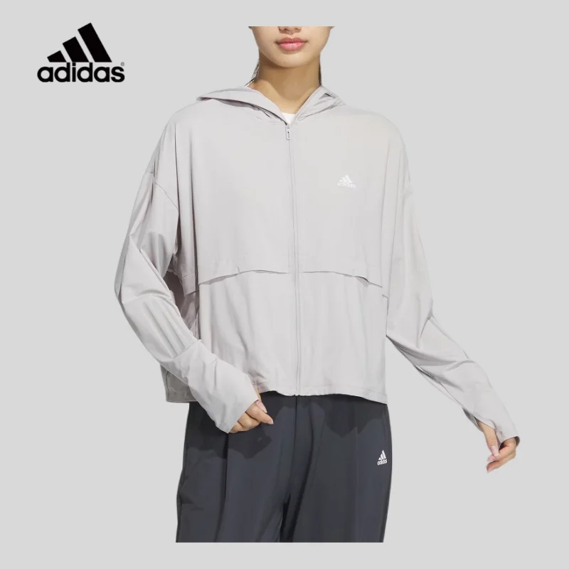 Adidas Nueva Ropa Deportiva Ligera y Fresca con Protección Solar para Mujer JI7596