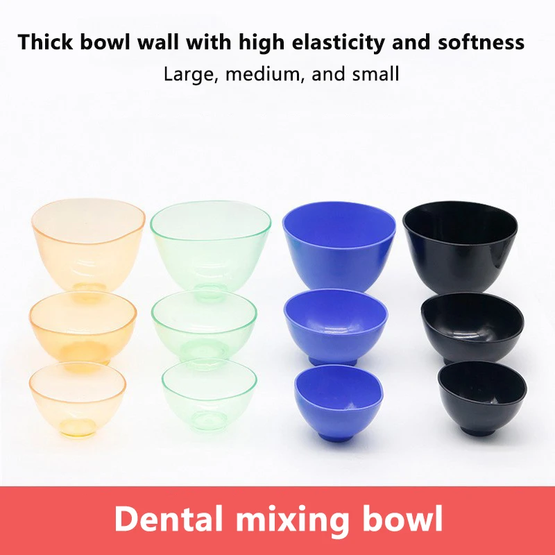 

1Pcs Dental Lab Nonstick Mixing Bowl Elasticity Nonstick Impression Alginate Flexible Rubber Mixing Rod Oral Tools