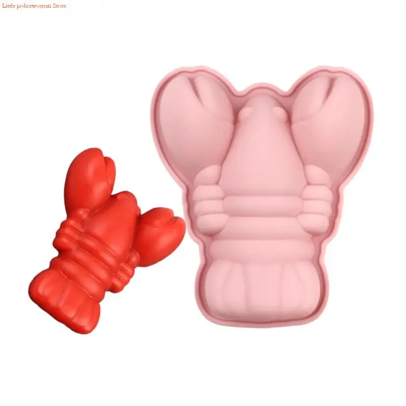 

F92D Easy Release Lobster Silicone Mold For Homemade Chocolate Ice Cubes Craft