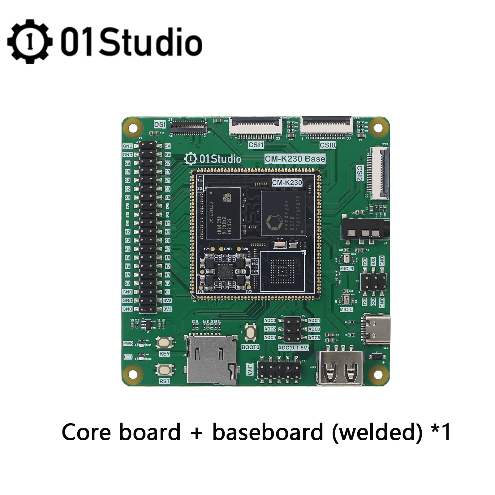 01Studio CM-K230 وحدة K230 وحدة الرؤية 6T طاقة الحوسبة المكافئة تتجاوز K21 #3