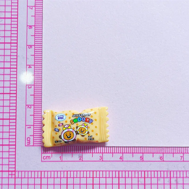 10-20Pcs Glossy Colored Candy Resin Accessories Patch Sweet Phone Case Hair Clip Materials Kid DIY Scrapbooking Craft Supplies