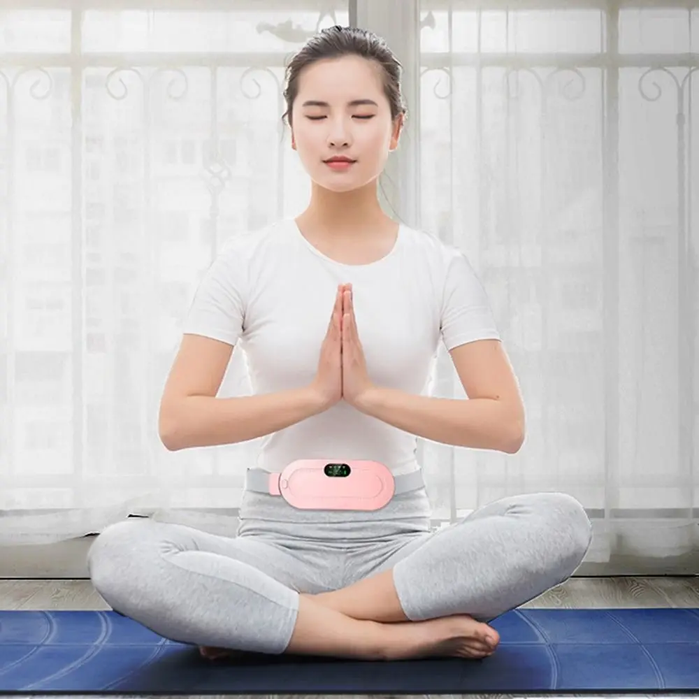 3 مستوى درجة الحرارة الذكية لوحة التدفئة الحيض شاشة LED التدفئة السريعة تهتز مدلك البطن هادئة مريحة #3