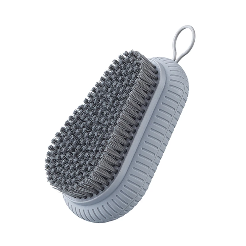 Brosse à récurer multifonctionnelle pour vêtements, fourrure douce, chaussures, ménage, minimaliste, poignée en plastique, brosse à linge, fournitures de livres