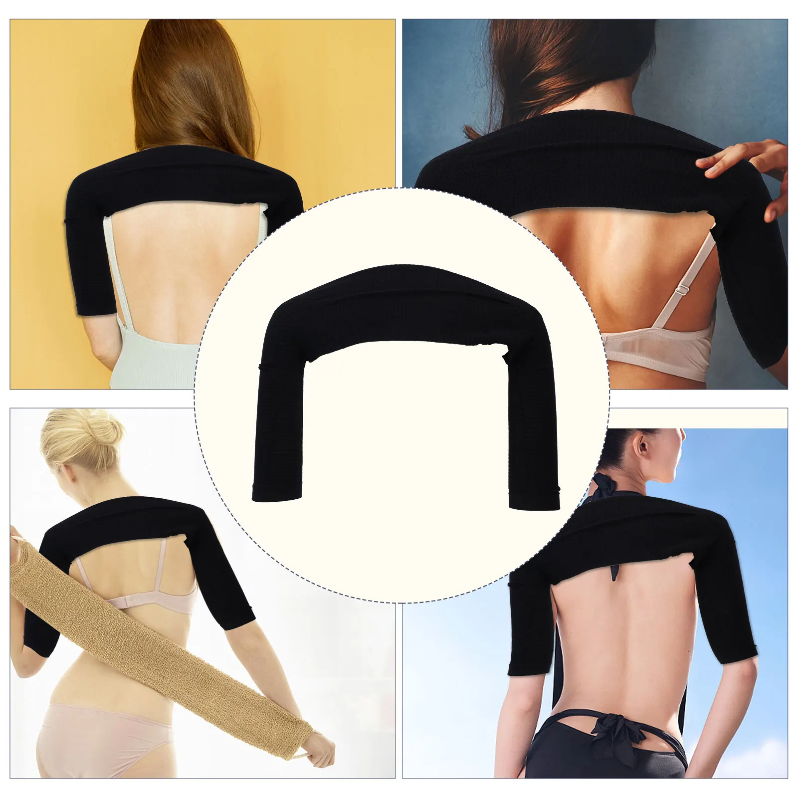 ملابس داخلية نسائية أنحف للذراع بأكمام طويلة مصحح للوضعية الحدباء قماش قابل للتنفس لنحت الظهر والذراع