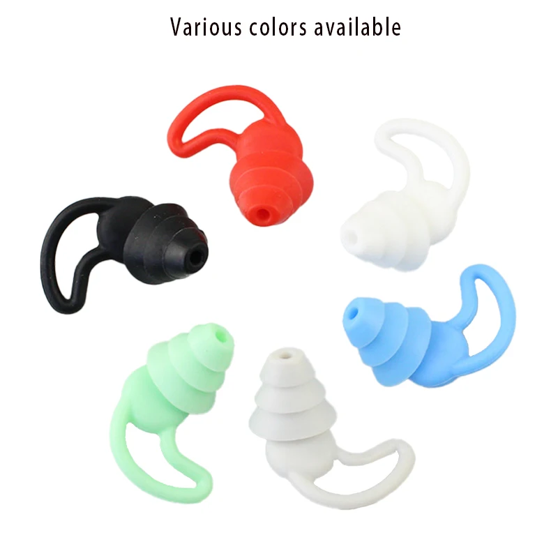 Sleep Earplugs Anti-noise Silicone Earplugs Sleep Soundproof Earplugs Anti-noise Mute Professional Waterproof Swimming Earplugs