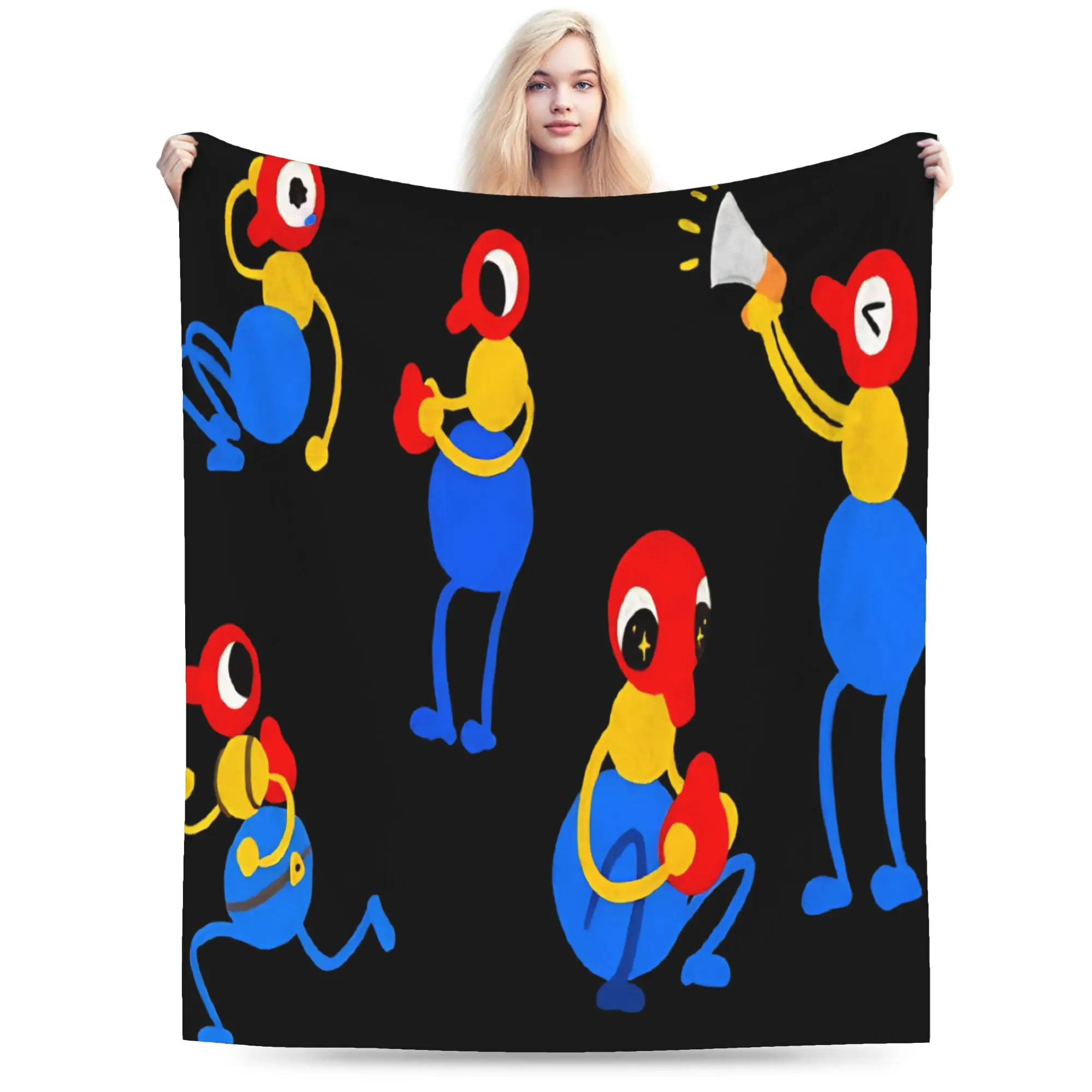 Big Walk Games 2026 Stuff Blankets Lightweight Thin Velvet  Throw Blankets Relax Bedspread
