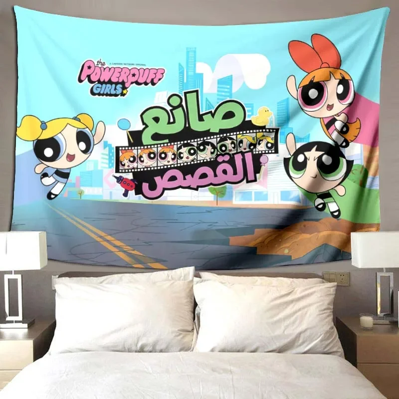 

the powerpuff girls Cartoon blanket Living room bedroom home decor picnic blanket children's room soft and comfortable blankets